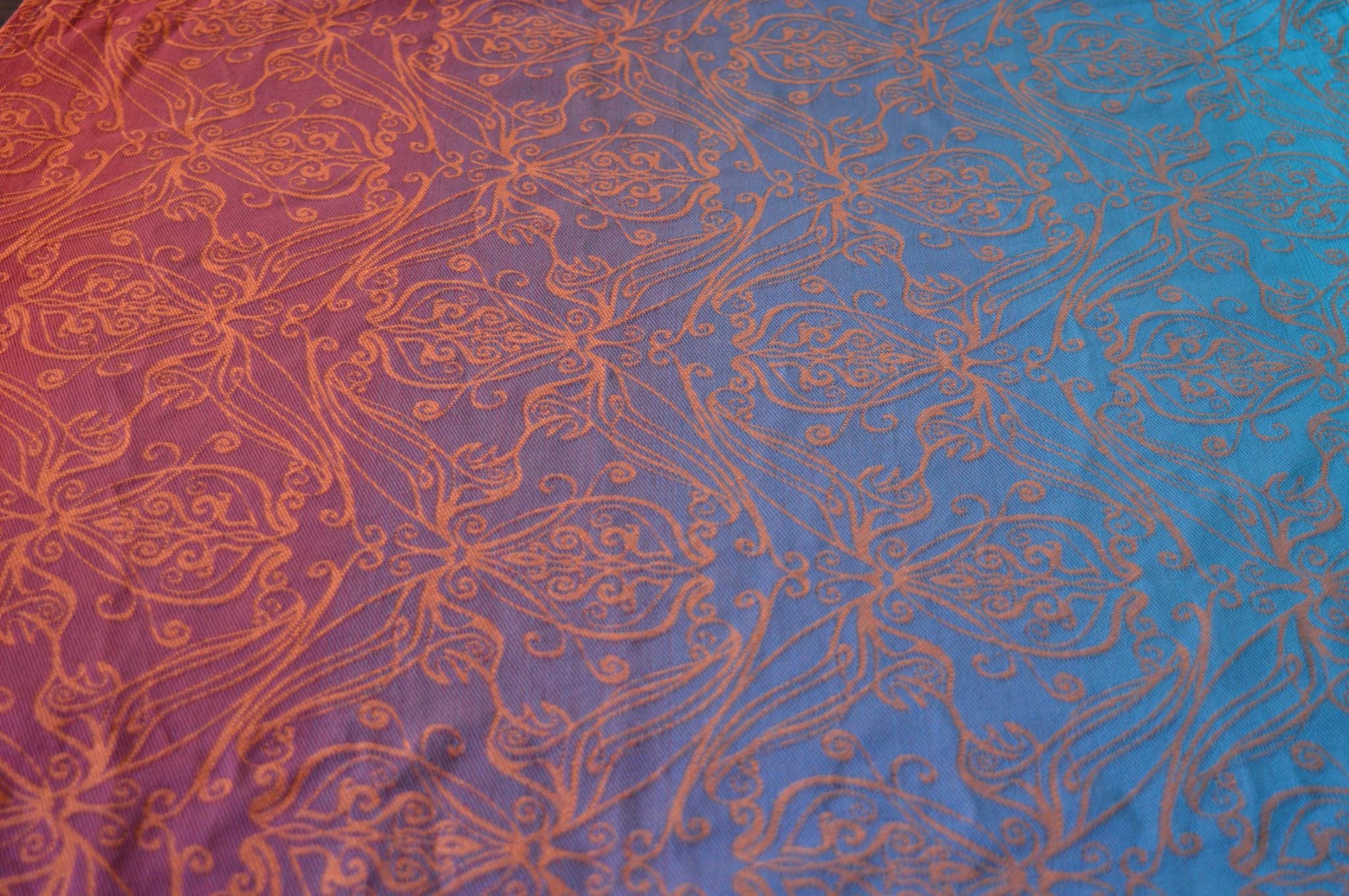Yaro Slings Elvish Coral Reef Grad Orange Wrap  Image