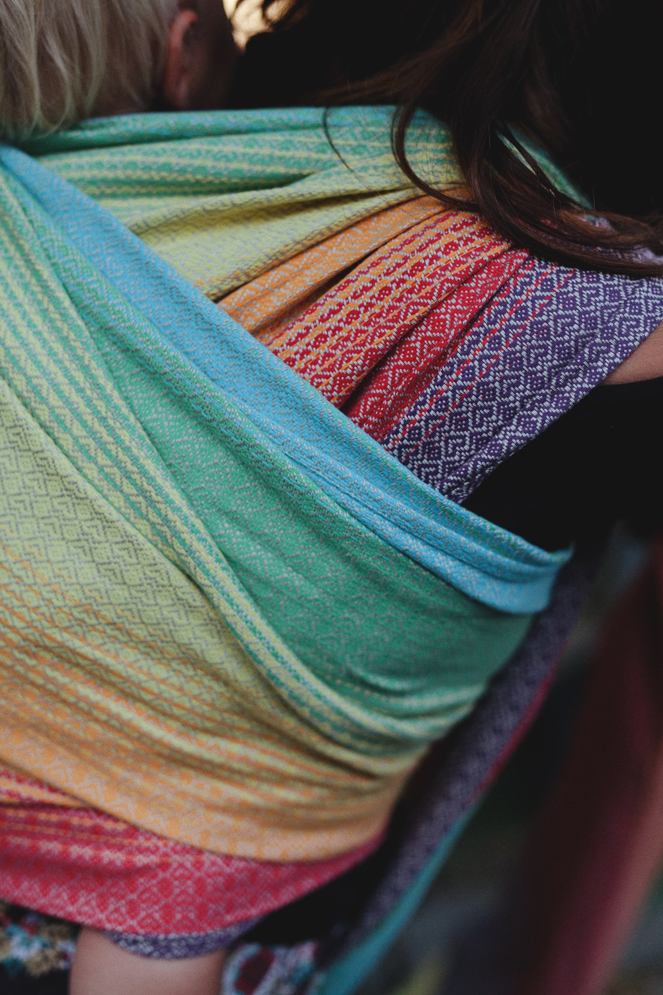 LittleFrog Lovely Linen Rainbow Wrap (linen) Image