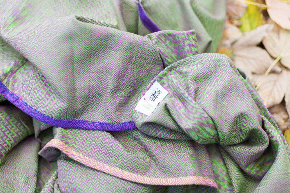 Girasol Herringbone Weave lila Stachelbeere Wrap  Image