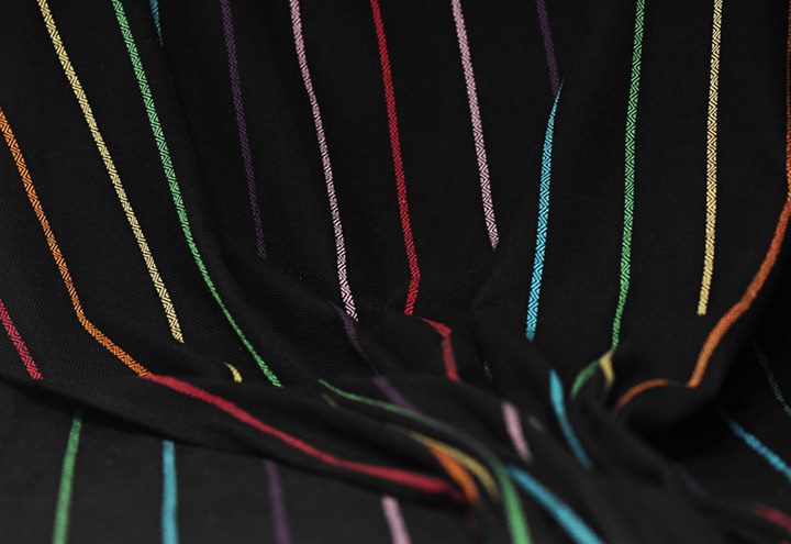 Girasol Herringbone Weave Dark Night Wrap  Image