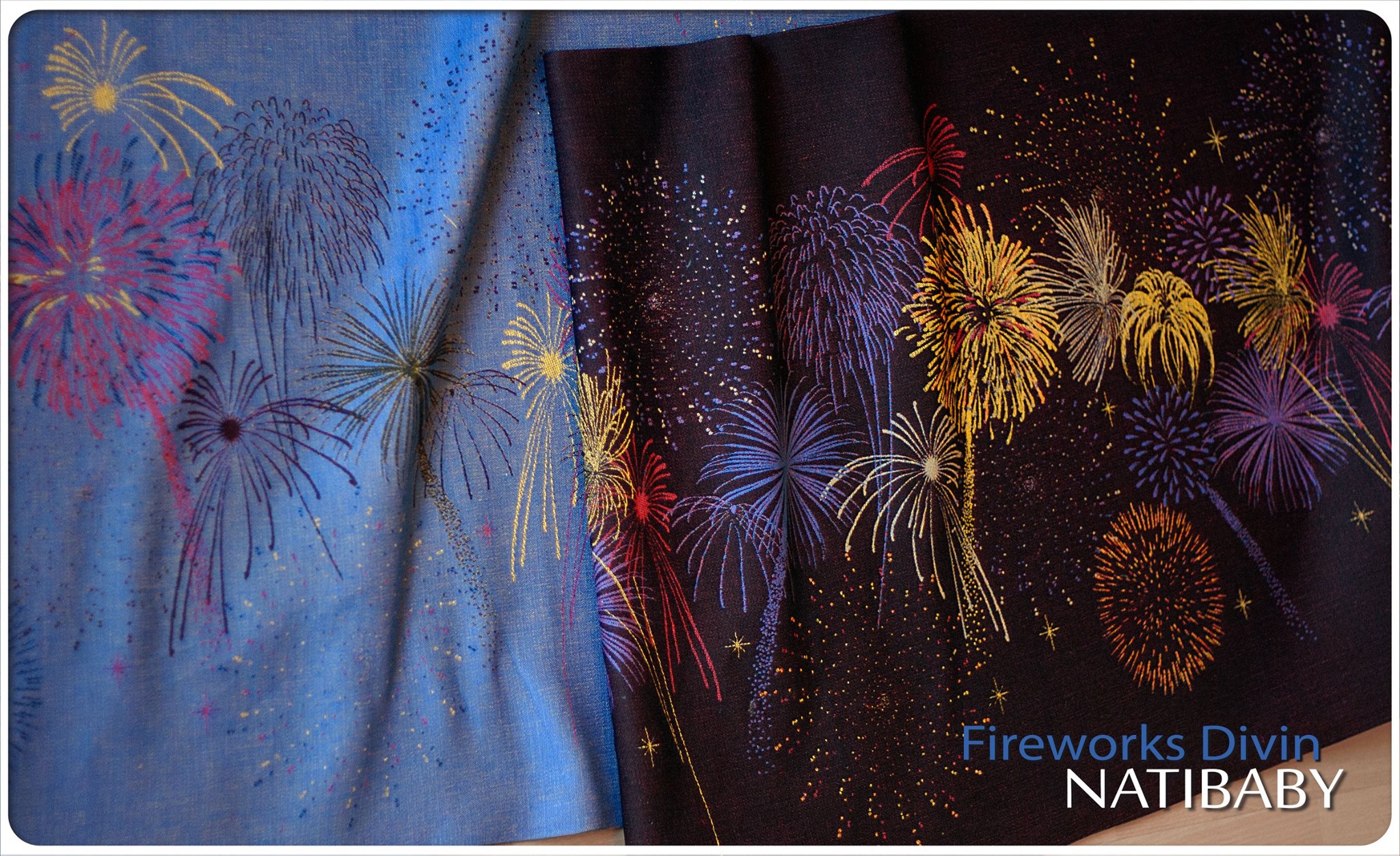 Natibaby Fireworks Divin Wrap (linen) Image