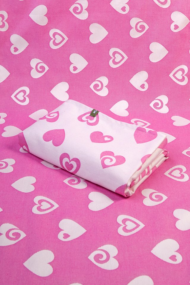 Lenny Lamb Sweetheart Pink & Cream Wrap  Image