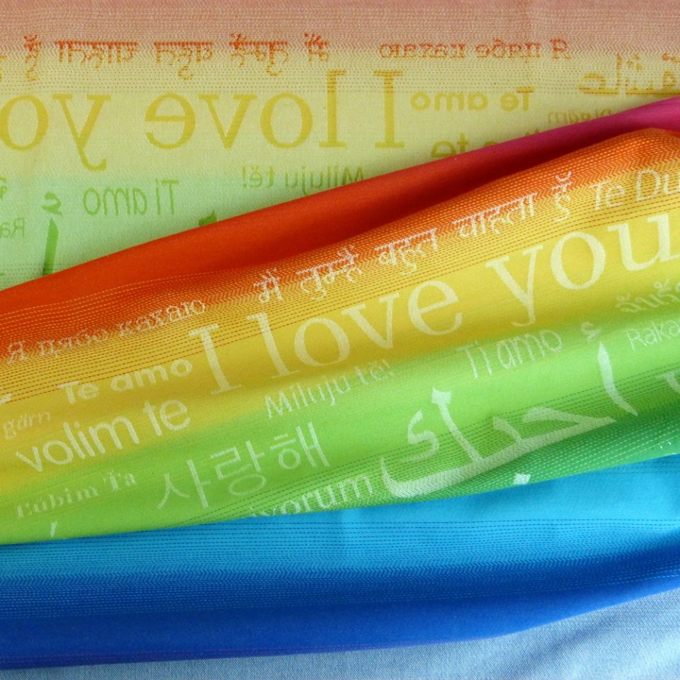 Tragetuch Didymos Rainbow Love  Image