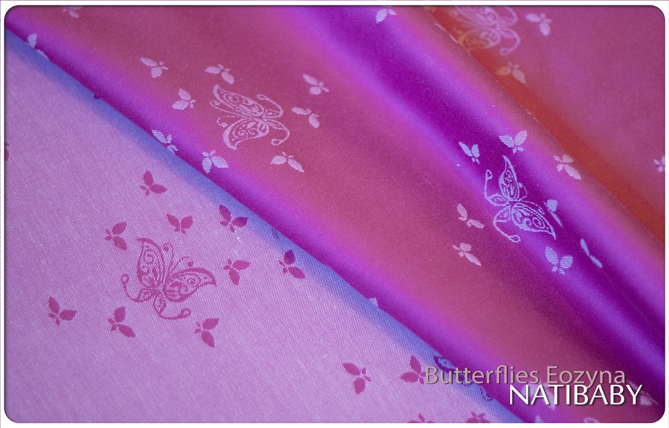 Natibaby butterfly BUTTERFLIES EOZYNA Wrap (nettle, silk) Image