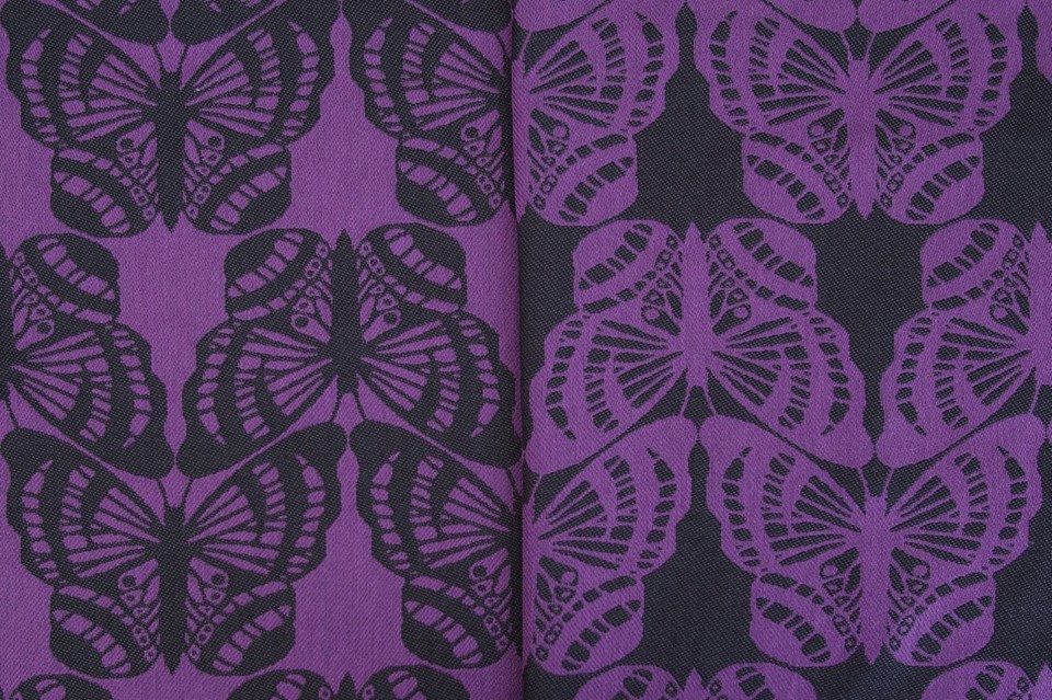 Lawilde Latreille Grape Wrap (cashmere, mulberry silk) Image