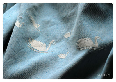 Natibaby Swans Wrap (linen) Image