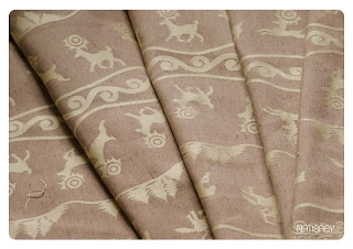Natibaby Legend of the Miraculous Deer Brown/ecru Wrap (linen) Image