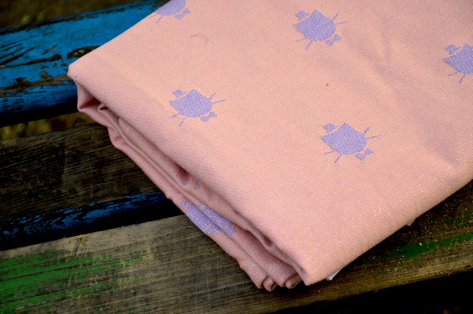 Tragetuch Sensimo Slings Millord Pastell pink (lurex) Image