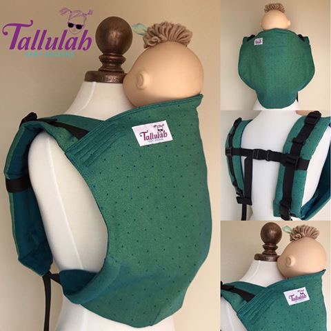 Tallulah Baby Designs Emmeline Textiles Lime Dots Onbuhimo Wrap  Image