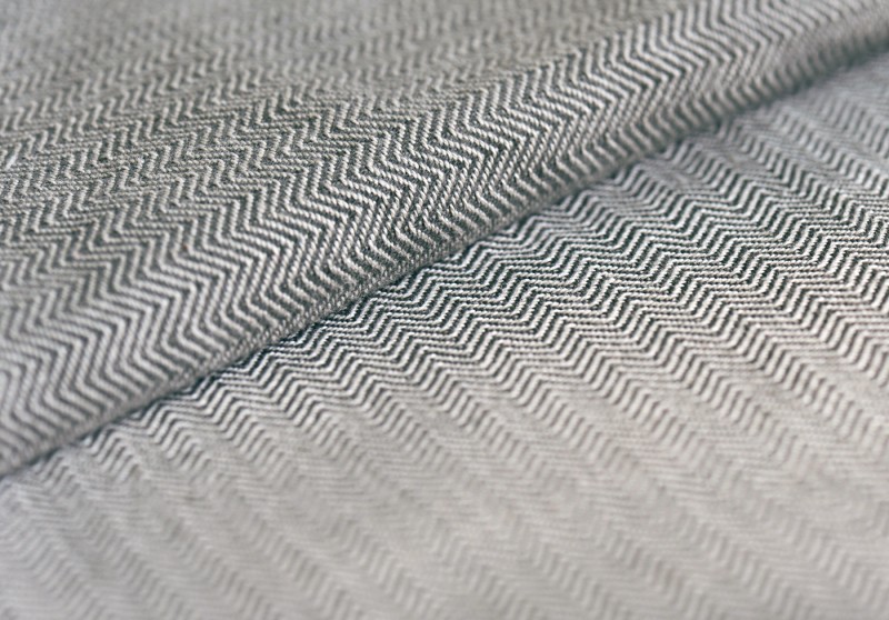 Tragetuch Girasol Herringbone Weave Grau Fischgrat  Image