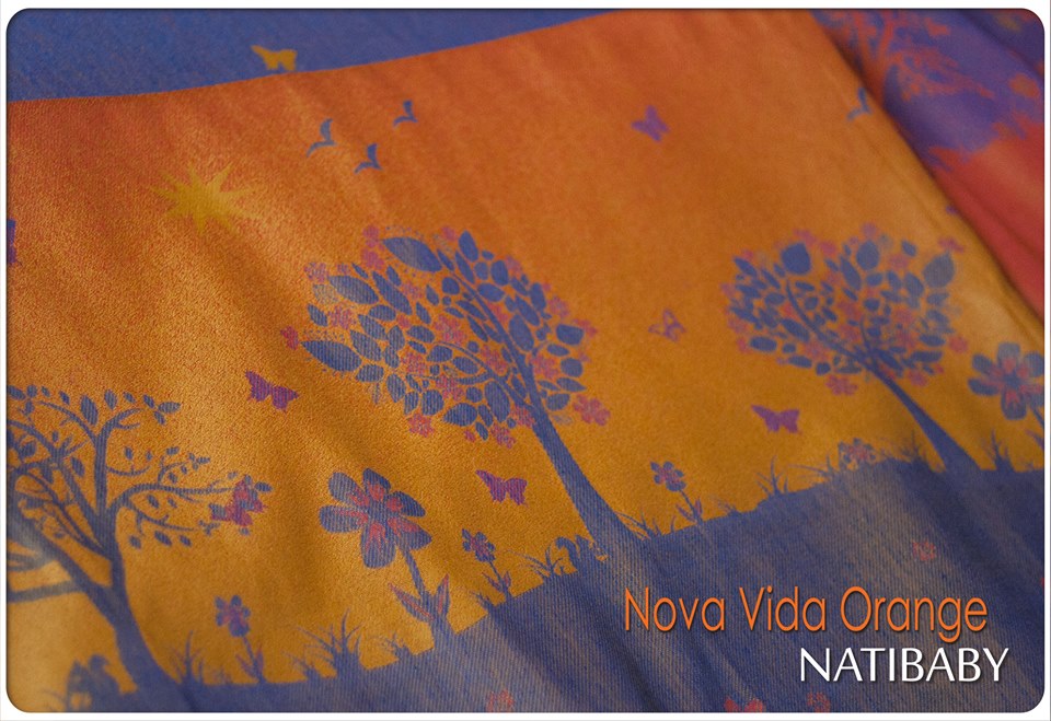 Natibaby Nova Vida Orange Wrap (linen) Image