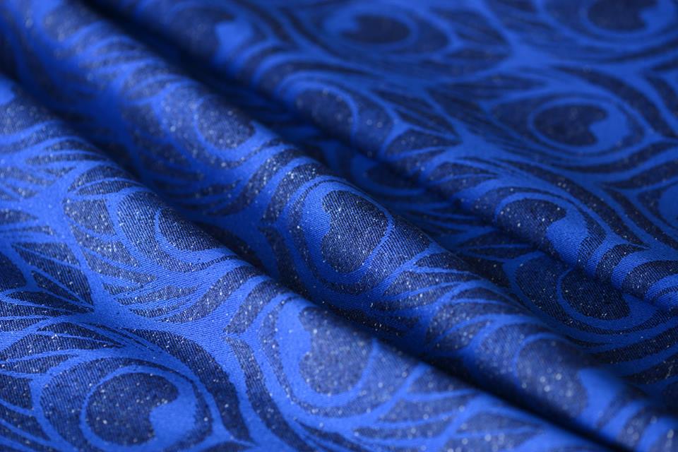 Tragetuch Artipoppe Argus Blue Blood (japanese silk) Image