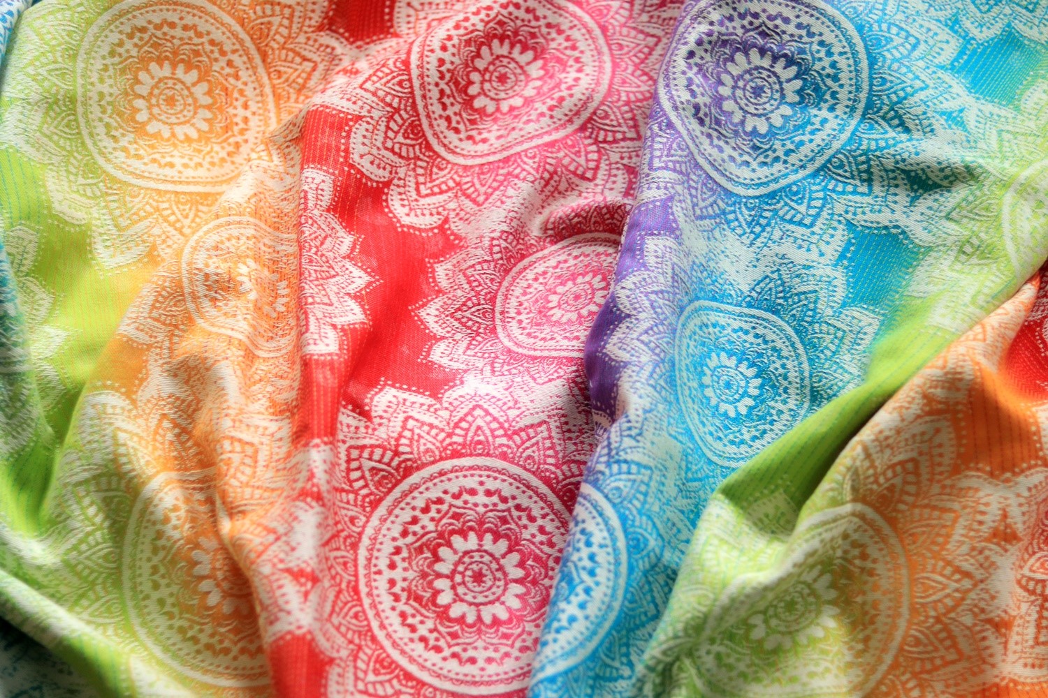 Lolly Wovens MANDALA LOVE OF RAINBOW Wrap  Image