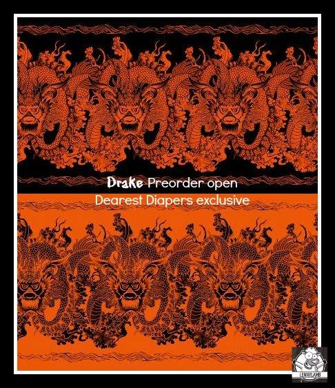 Lenny Lamb Dragon Drake Black & Orange  Image
