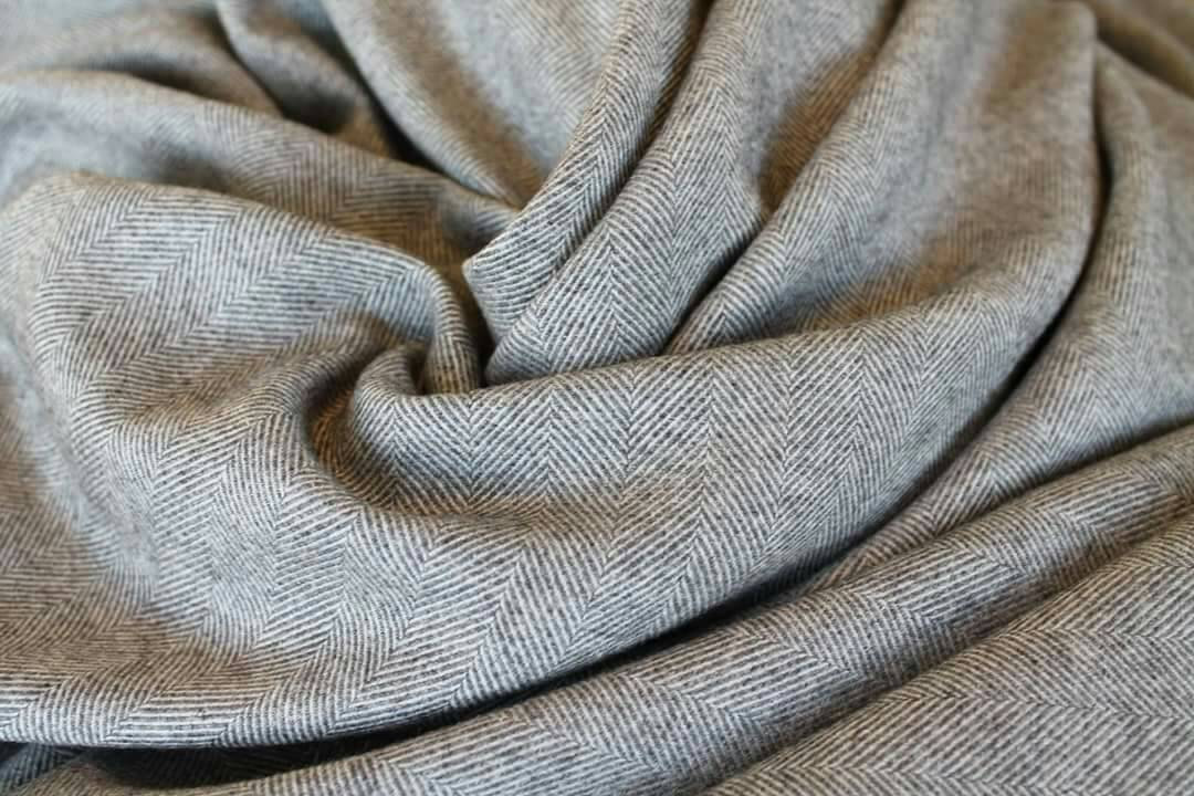 Nordic Slings Herringbone Lykke Wrap (cashmere, silk) Image