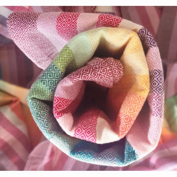 Girasol diamonds stripe Rainbow Fairy Wrap  Image