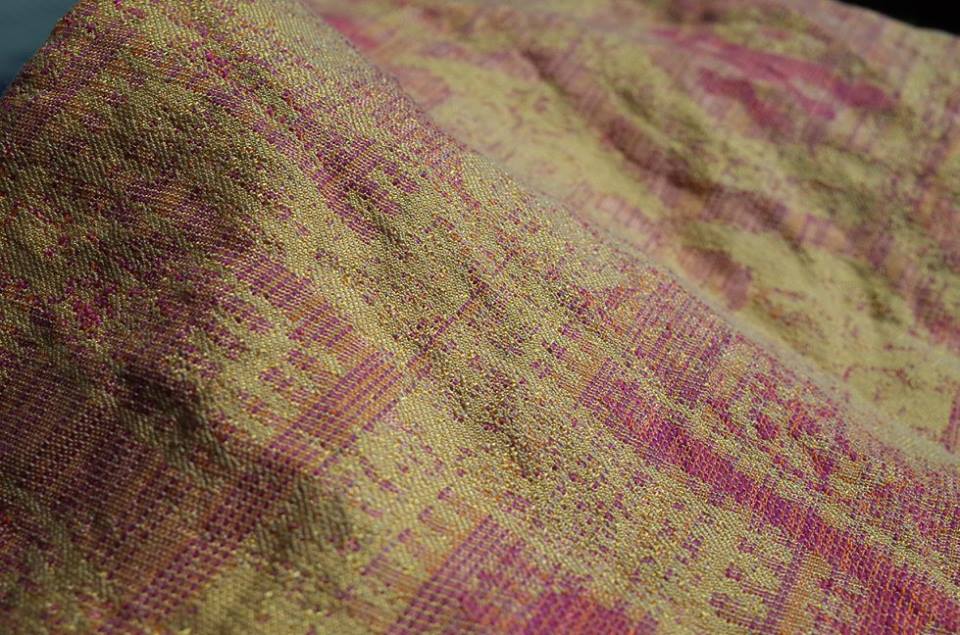 Lawilde Patchwork Rio Wrap (mulberry silk, merino, linen) Image