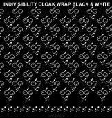 Natibaby Indivisibility Cloak Wrap Black & White Wrap (merino) Image