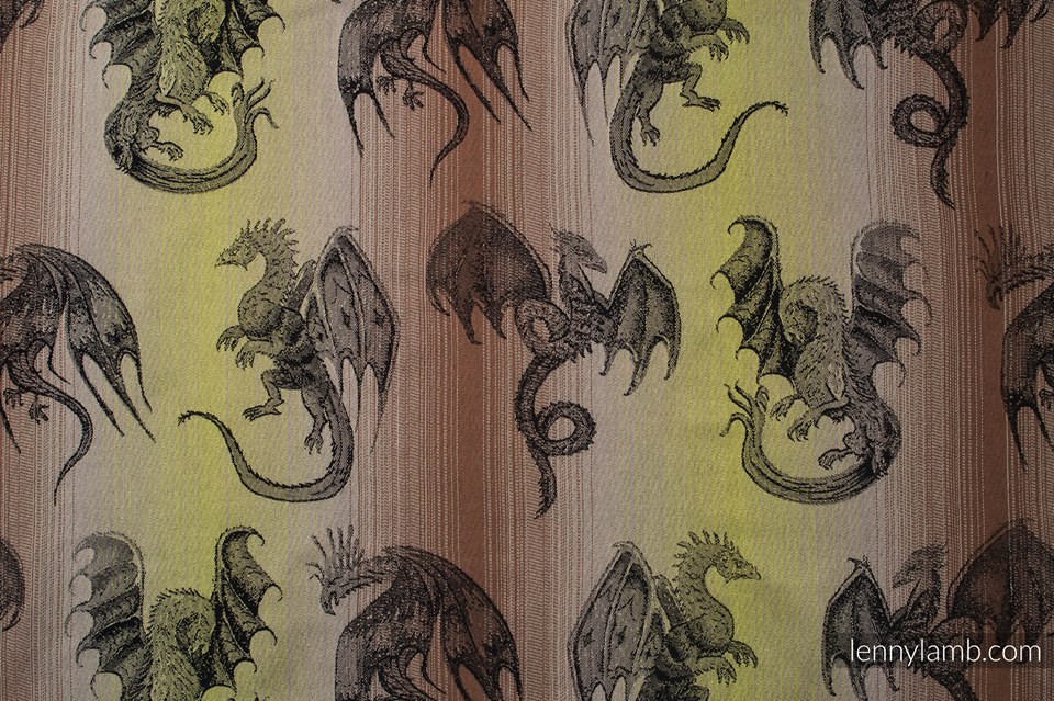 Lenny Lamb DRAGON GREEN & BROWN Wrap  Image