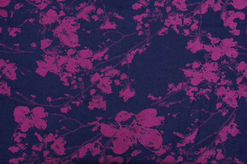 Lawilde Heartbeat Blossom Wrap (merino, mulberry silk) Image
