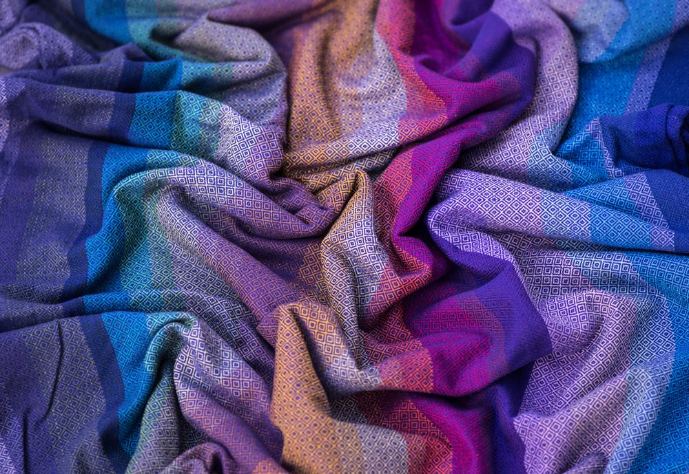 Girasol diamonds stripe Elemental Rainbow Wrap  Image