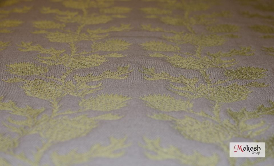 Mokosh-wrap Thistle Sunset Wrap (wool, silk) Image