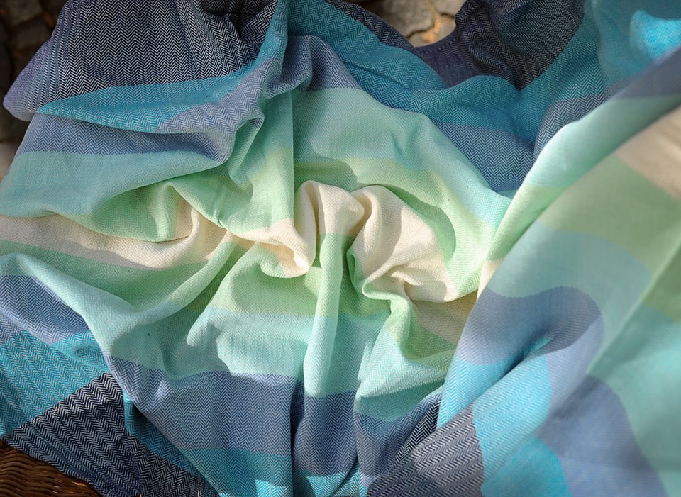 Girasol Herringbone Weave Simple Rain Wrap  Image