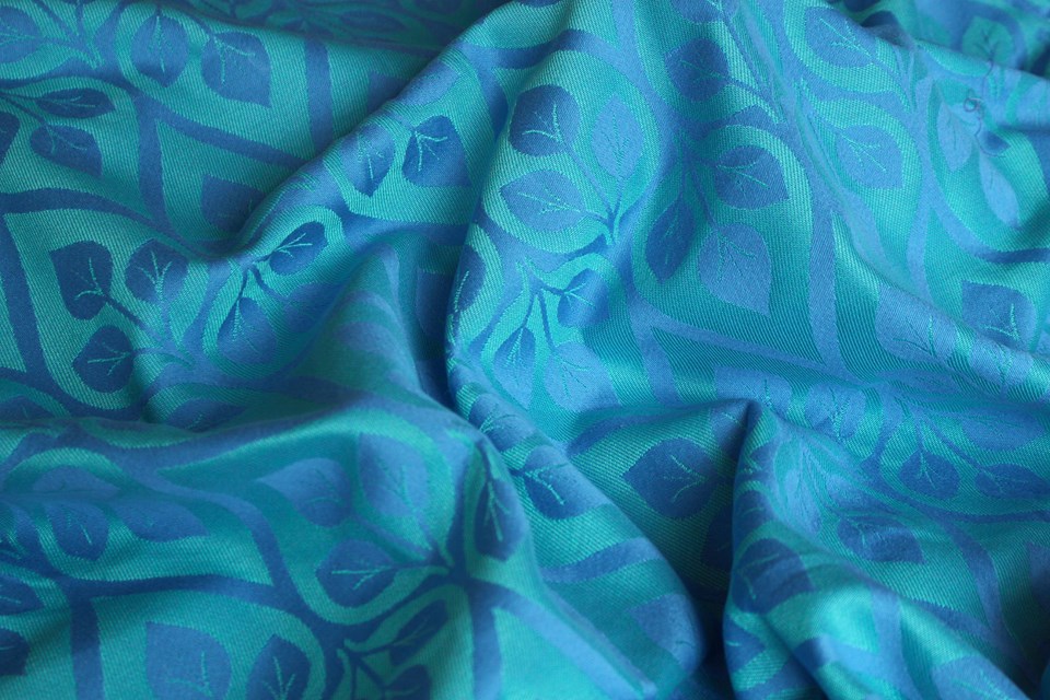 Yaro Slings La Vita Light-Blue Aqua Glossy Wrap  Image