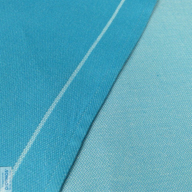 Tragetuch Didymos double sided Double Face Turquoise-Tussah (tussah) Image