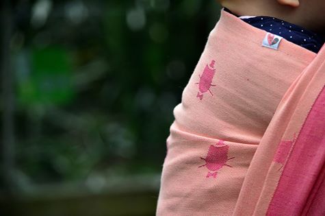 Sensimo Slings Millords Pudre Roze Wrap (linen) Image