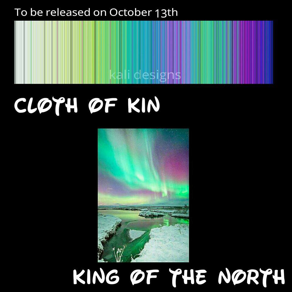 Cloth of Kin pebble weave King of the north Wrap  Image