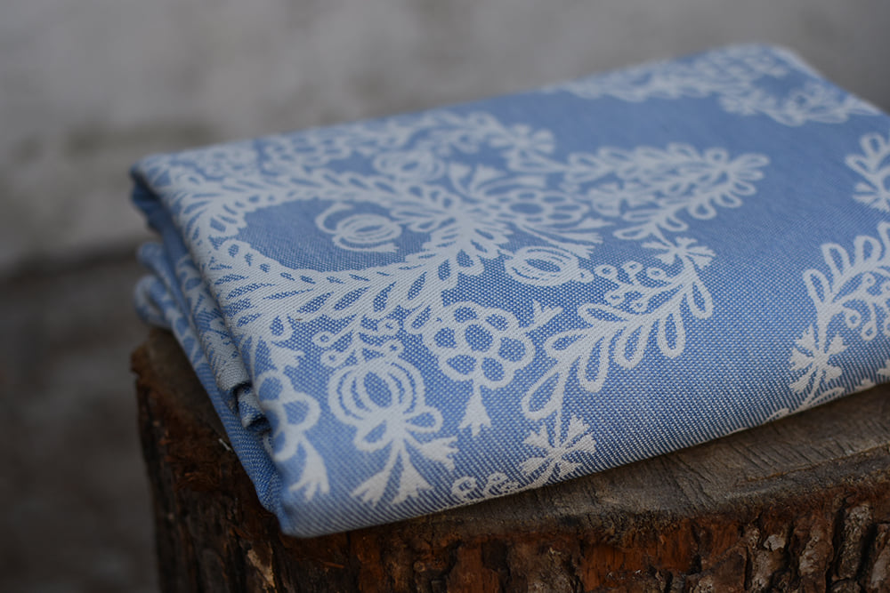 Omnifera Morava Forget-me-not Wrap (mulberry silk) Image
