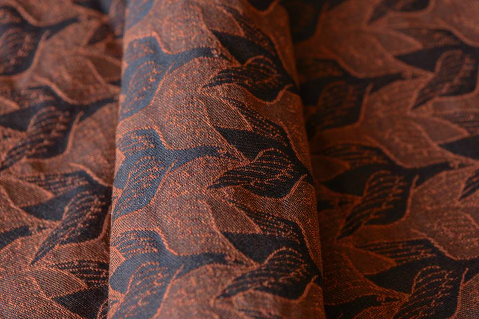 Artipoppe Two Birds Rust Wrap (cashmere) Image