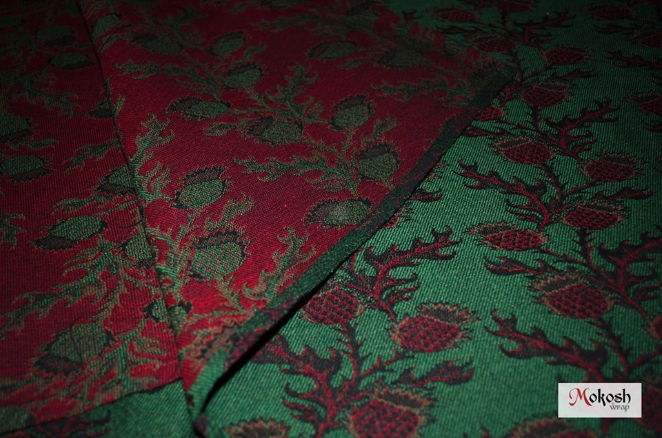Mokosh-wrap Thistle Pepper Wrap (merino, cashmere) Image