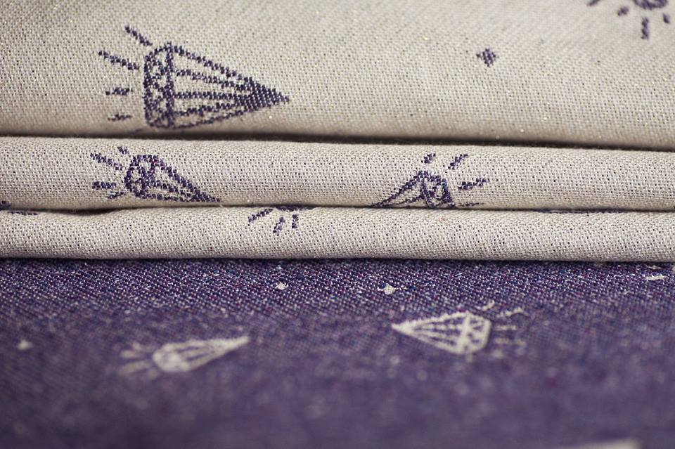 Minako Gem Amethyst (tsumugi silk, merino, polyester, nylon) Image