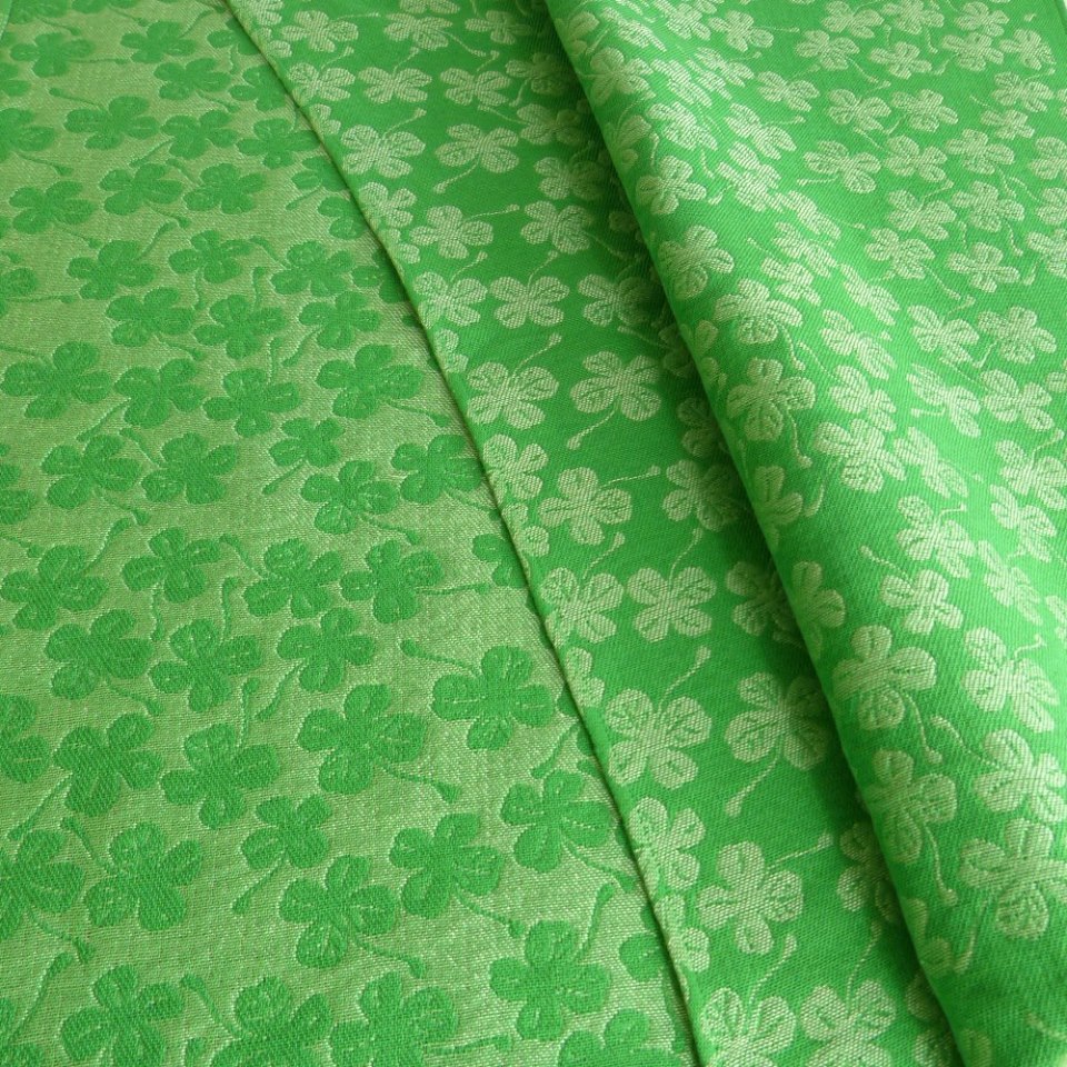 Didymos Shamrock Green Clover Wrap (hemp, silk) Image