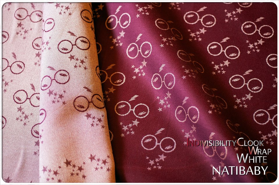 Natibaby Indivisibility Cloak Wine Red/White Wrap (silk) Image
