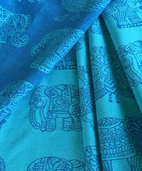Tragetuch Didymos India Turquoise v.2 (Wolle) Image