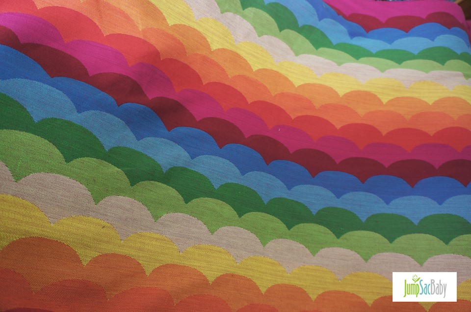 Tragetuch JumpSac Baby Rainbow Waves  Image
