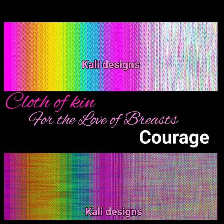 Cloth of Kin herringbone For the Love of Breasts - Courage Wrap  Image