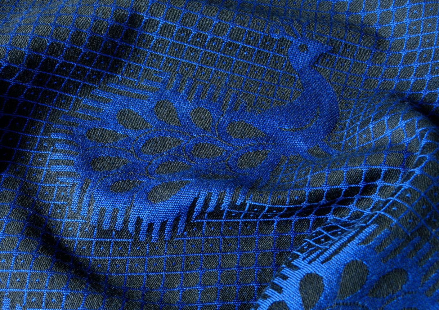 Tragetuch Didymos pfau Peacock Blue-Kobalt (Wolle) Image