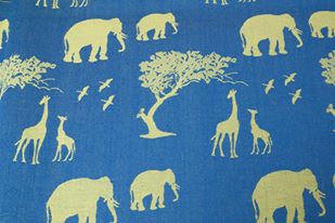 Lenny Lamb Blue and Yellow Safari Wrap  Image