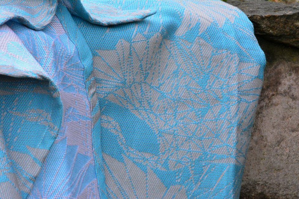 Luluna Slings GEO FLY FROZEN MIST Wrap  Image