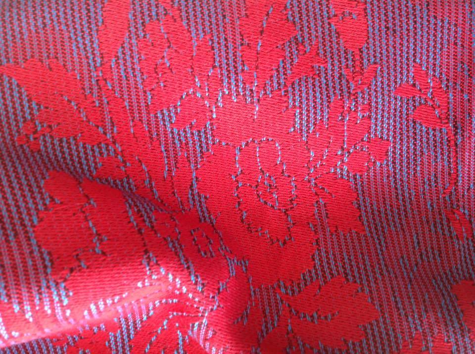 Tragetuch Luluna Slings Carmen Red Sky (Viskose, Leinen) Image