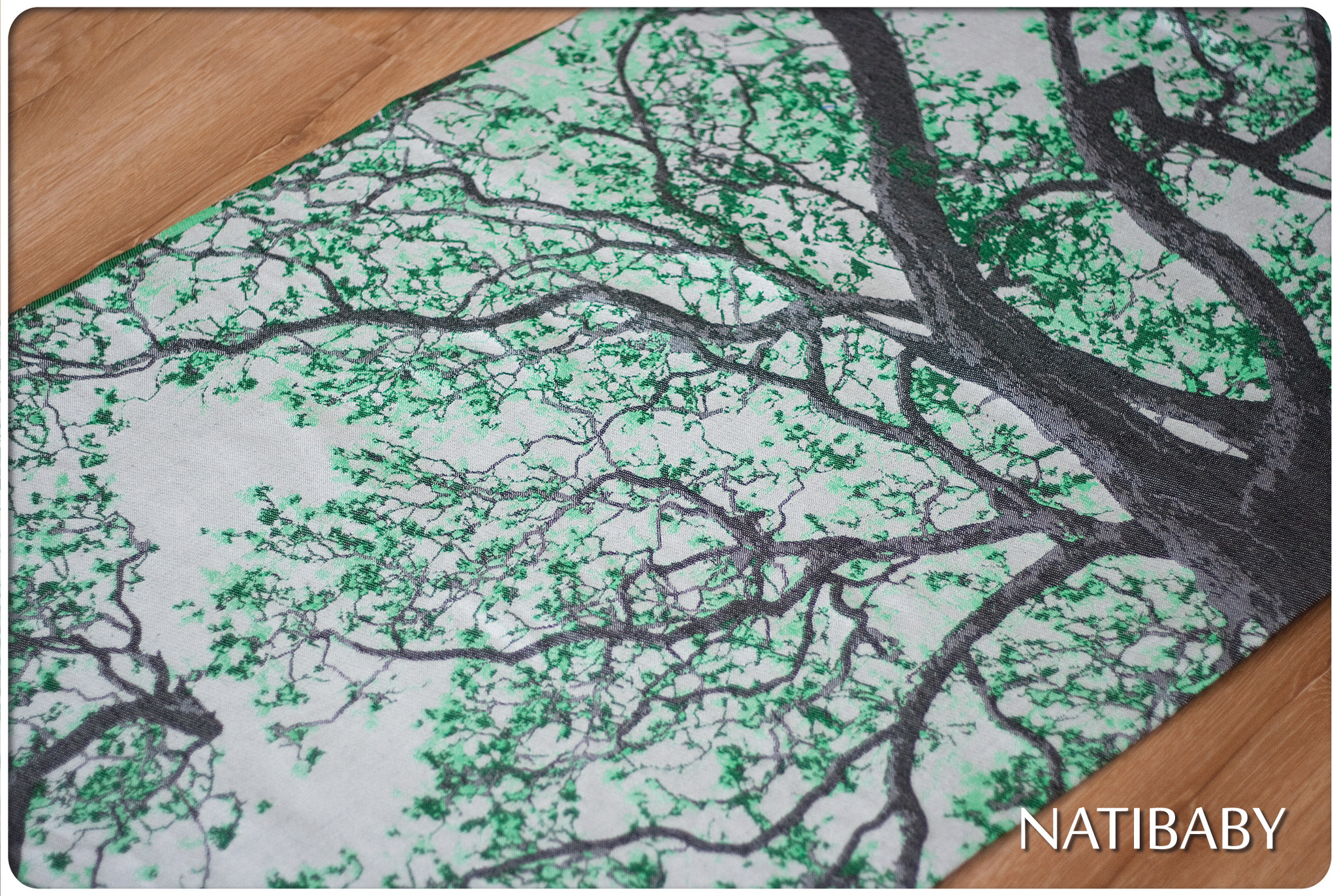 Natibaby Tree Summer Oak  Wrap (linen, bamboo viscose) Image