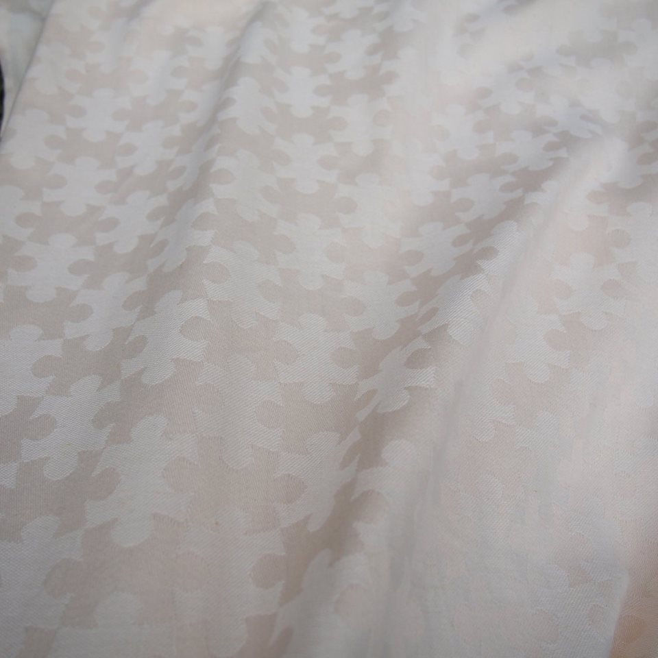 Tragetuch Daiesu Jigsaw White Linen (Leinen) Image