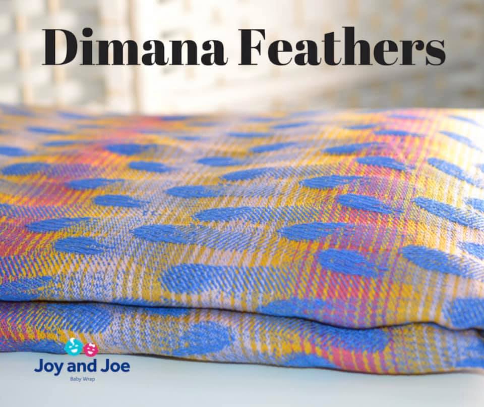 Joy and Joe Royal blue Dimana Feathers  Image