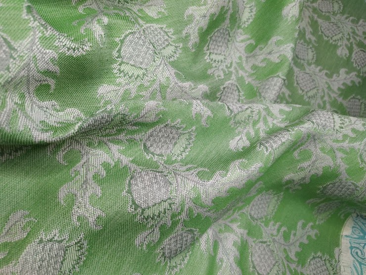 Mokosh-wrap Thistle Sentinel tree Wrap (linen, cashmere) Image
