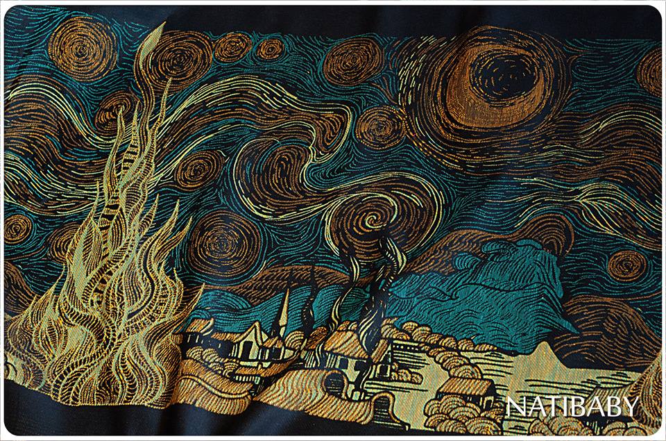 Natibaby Starry Night Wrap (linen) Image