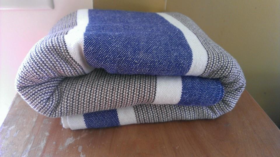 Fairy River Textiles stripe  Sock Monkey Wrap  Image